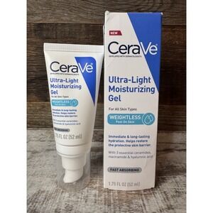 CeraVe Ultra-Light Facial Moisturizing Gel, Fragrance-Free 1.75 fl oz
